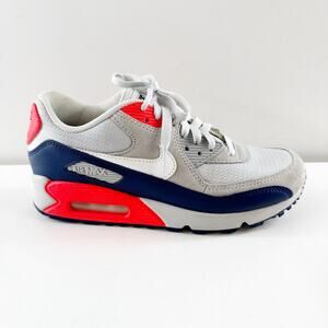 Nike Air Max Women's Athletic Shoes White Navy Red